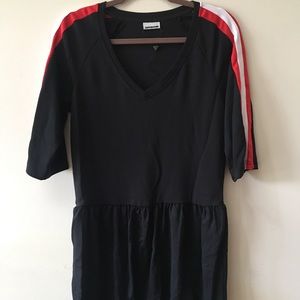 ASOS Black Drop Waist Dress